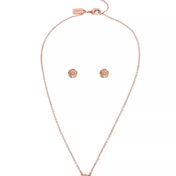 Coach Signature Stone Tea Rose 3-pc jewelry set - Picture 4 of 9
